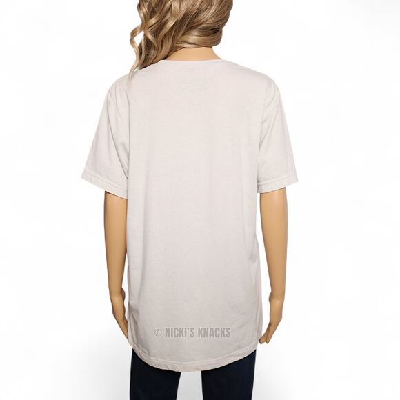 Make America Cowboy Again Oversized Graphic T-Shirt Western Rodeo Tee Size L - Picture 5 of 8